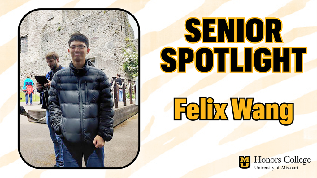 Felix Wang senior spotlight graphic