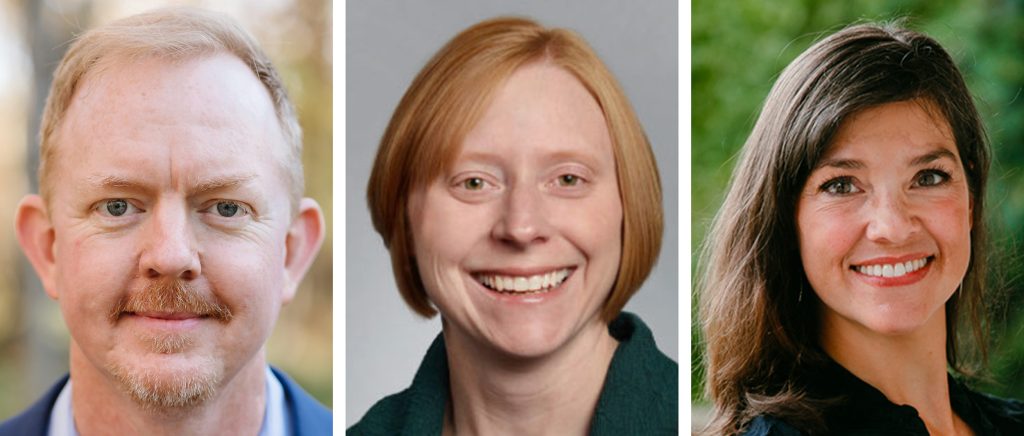 Dennis Crouch, Jamie Hall and Ashlie Lester