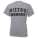 Gray and black Mizzou Honors T-Shirt