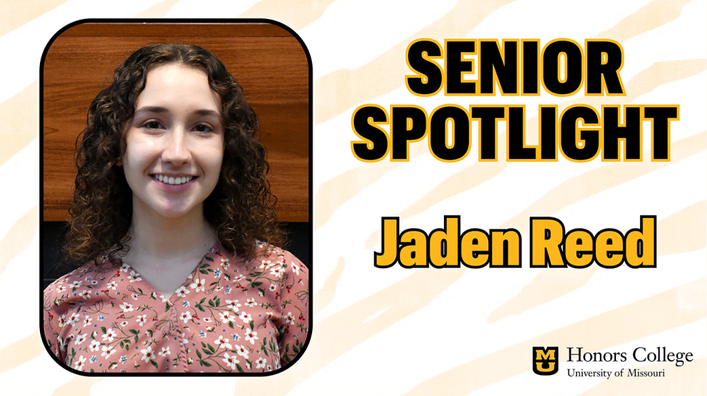 Jaden Reed Senior Spotlight graphic.