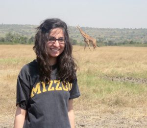 Kanwal Haq posing for a picture during a Mizzou study abroad experience.