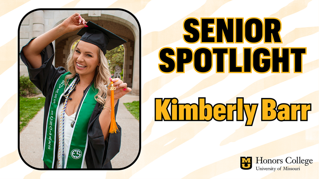 Kimberly Barr Senior Spotlight graphic.