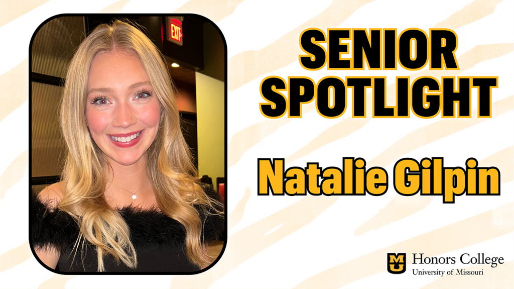 Natalie Gilpin Senior Spotlight graphic.